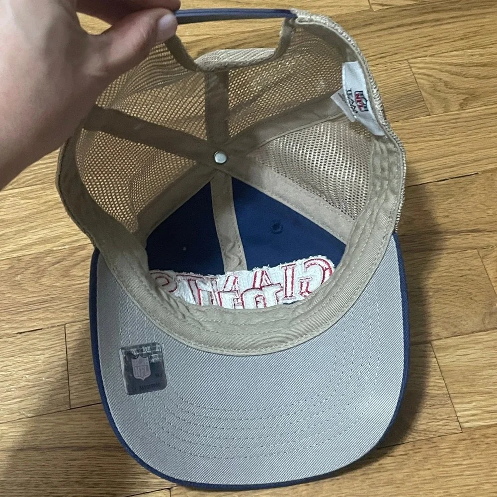 New York Giants NFL Team‎ Apparel Blue Trucker Hat Cap One Size Adjustable NWOT